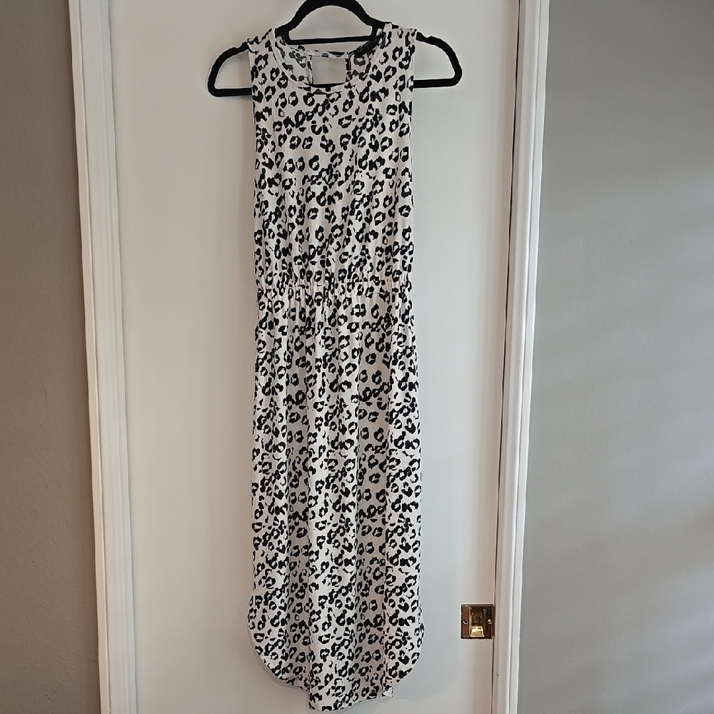 Leopard Print Sleeveless Dress